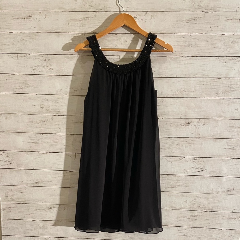 Dress Barn Little Black Dress w/ Beading on Neck